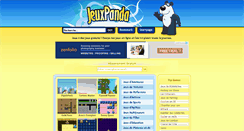 Desktop Screenshot of jeuxpanda.fr